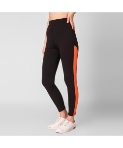 Yoga Gym Dance Workout and Active Sports Fitness Side Striped Leggings Tights for Women|Girls