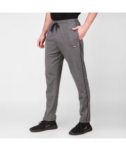 Cotton Track Pants for Men's (Dark Grey)