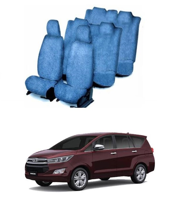 Cotton Car Seat Cover For Toyota Innova Crysta (8-seater)
